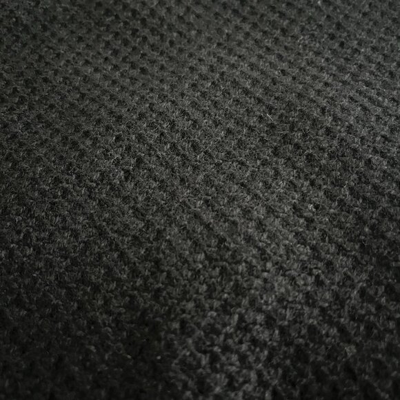 Everlane Black Recycled Cashmere Stroopwafel Turtleneck Sweater Sz Small - Picture 9 of 9